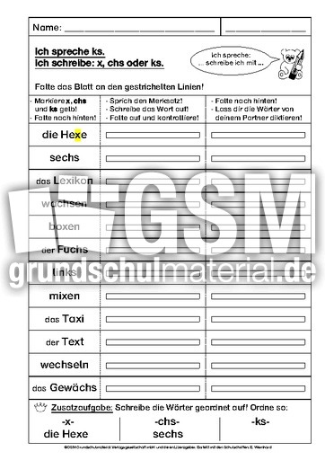 Merkwörter mit x-chs-ks, Kl. 3.pdf
